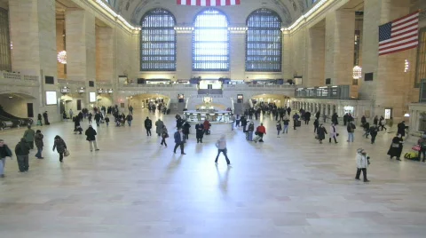 Grand Central Time Lapse Stock Footage 756703