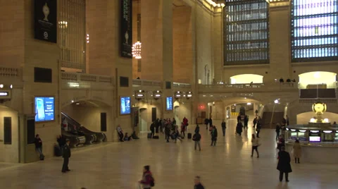 GRAND CENTRAL TIME LAPSE Stock Footage 35299391