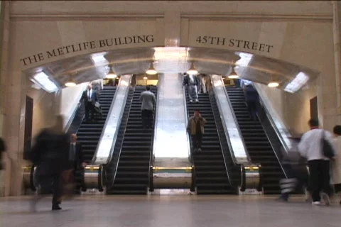 Grand Central Timelapse 4A Stock Footage 783656