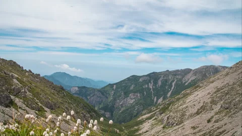 Grand Cloud Layer Time Lapse at Taibai Mountain Qinling Range Stock Footage 319928117
