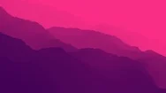 Grand Colorfully Magic Fictional Above In Fog Over Land Of Canyons And Peaks Stock Footage