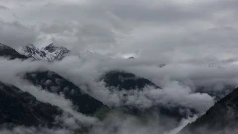 Grand Combin, Timelapse Stock Footage 233469617
