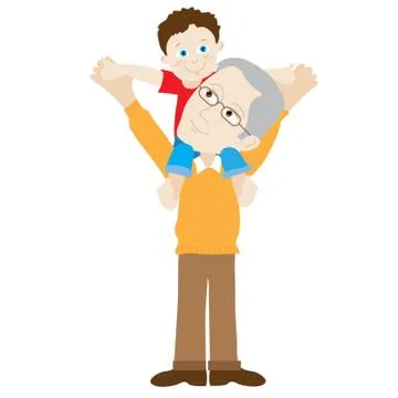 Grand Dad Stock Illustration