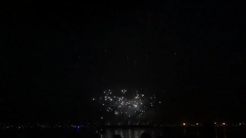 Grand display of fireworks Stock Footage 93162330