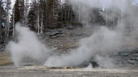 Grand Geyser Stock Footage 7732268