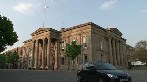 Grand Historic Chambers Stock Footage 12362665