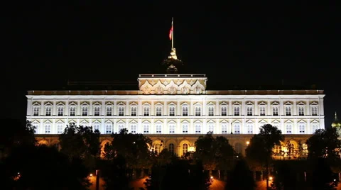 Grand Kremlin Palace Stock Footage 43038474