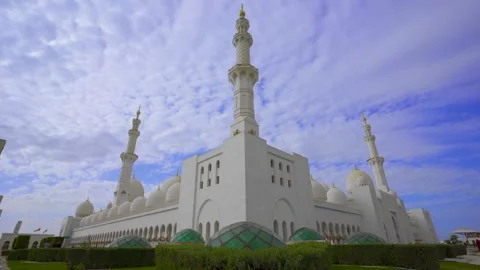 Grand mosque abu dhabi Stock Footage 241918005