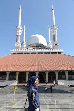 The Grand Mosque of Central Java Fotos de archivo