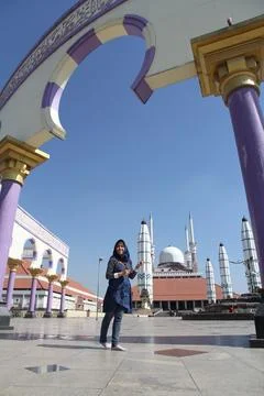The Grand Mosque of Central Java Fotos de archivo