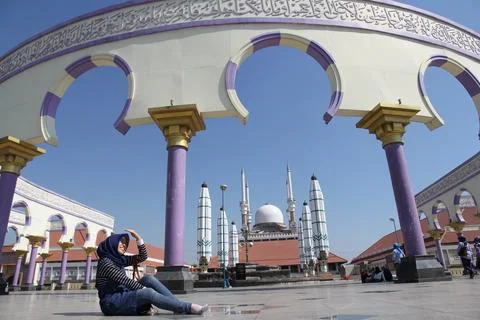 The Grand Mosque of Central Java Fotos Stock