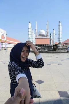 The Grand Mosque of Central Java Fotos Stock