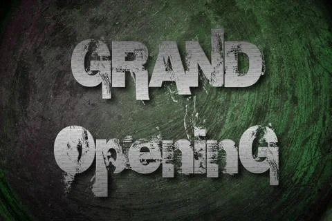Grand opening concept Stock Illustration