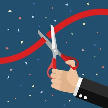 Grand opening concept Stock Illustration
