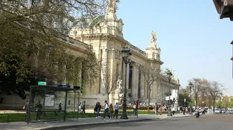 Grand Palais Stock Footage 10871681