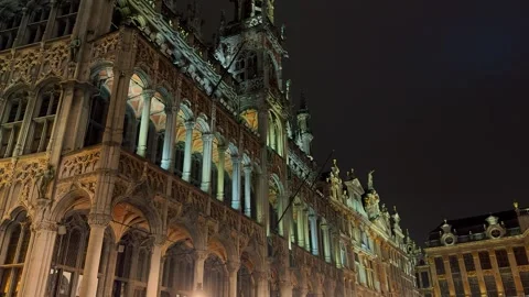 Grand-Place Night 2 Stock Footage 325967223
