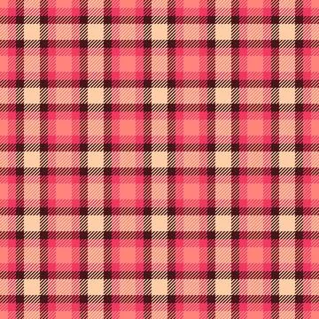 Grand plaid textile pattern, border background fabric check. Warp vector te.. Stockillustratie