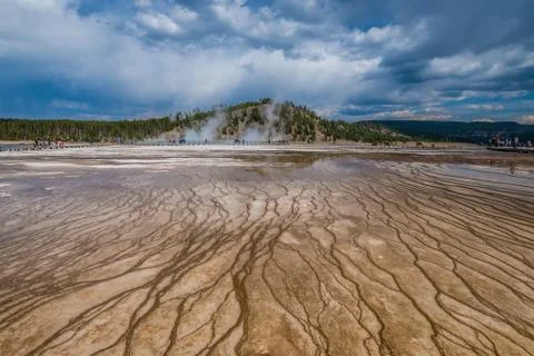Grand Prismatic Pool Stock Photos