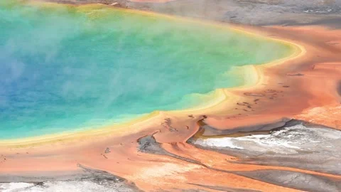 Grand Prismatic Spring Stock Footage 140928865