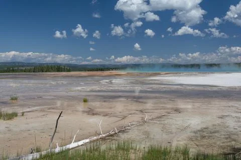Grand Prismatic Spring Stock Photos