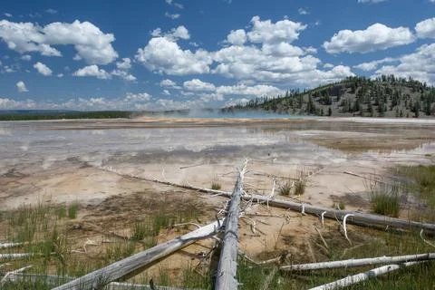 Grand Prismatic Spring Stock Photos