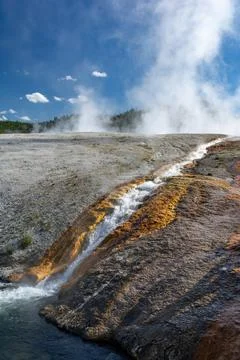 Grand Prismatic Spring Stock Photos