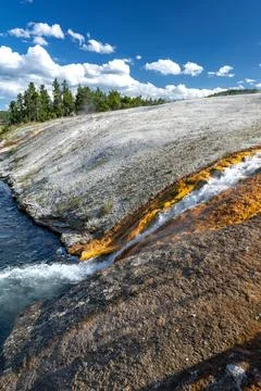 Grand Prismatic Spring Stock Photos