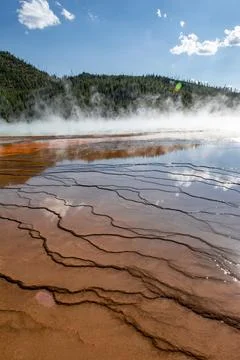 Grand Prismatic Spring Stock Photos