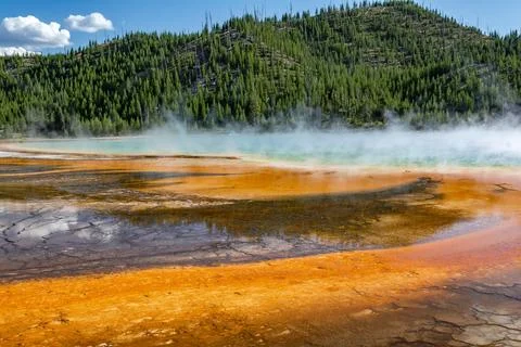 Grand Prismatic Spring Stock Photos