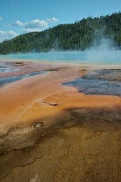 Grand Prismatic Spring Stock Photos