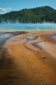 Grand Prismatic Spring Stock Photos