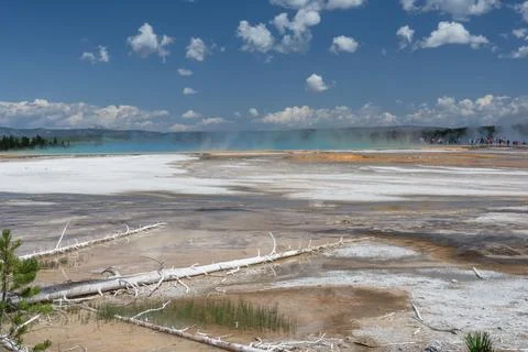 Grand Prismatic Spring Foto stock