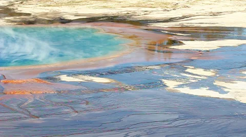 Grand Prismatic Spring Yellowstone Stock-Footage 34206998