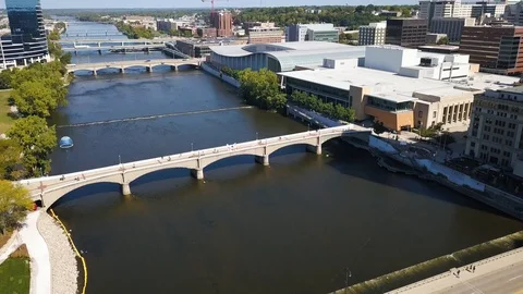 Grand Rapids Aerial Stock Footage 108509319