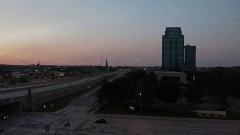 Grand Rapids sunset timelapse Video stock 118281160