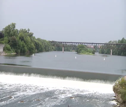 The Grand River Stock Footage 55299243