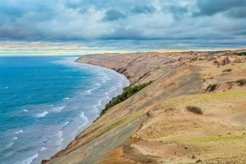 Grand Sable Dunes Stock Photos