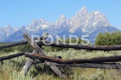 Grand Tetons National Park Stock Photos