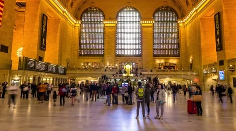 Grandcentral nyc timelapse 動画素材 68644423