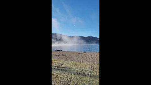 Grande Cache Lake 動画素材 267038906