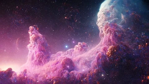 Grande Nebula in space Stock Footage 221417672