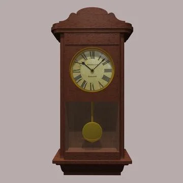 Grandfather Clock 2 3D Model