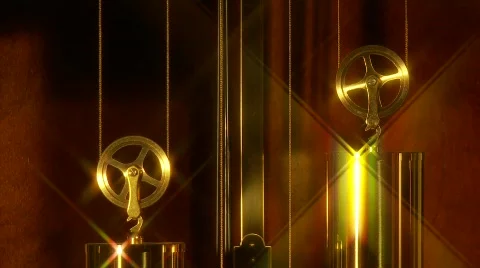 Grandfather Clock, Pendulum, Close Up 2 Vídeos de archivo 454376