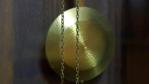 Grandfather Clock, Pendulum, Close Up Video stock 83031798