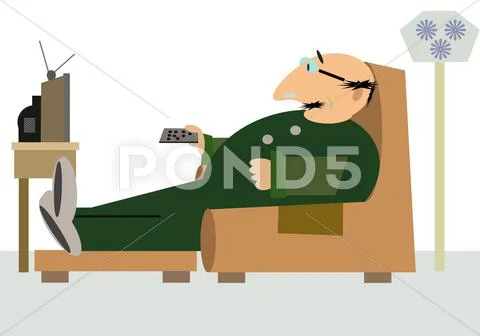 Grandfather Stock Illustration