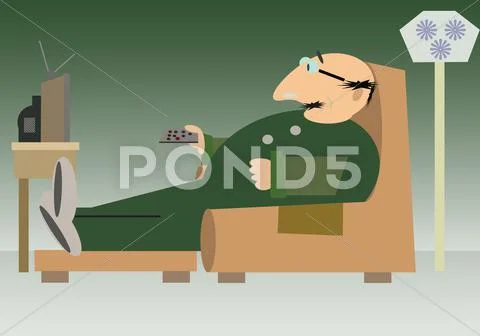 Grandfather Stock Illustration