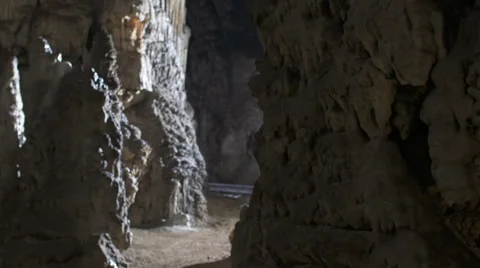 In Grandiose Karst Cave Stock Footage 50007700