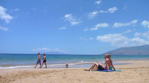 Beach Grandma Stock Video Footage Royalty Free Beach Grandma Videos