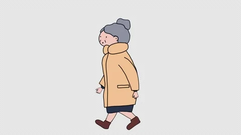 Grandma is coming Stock Footage 219013312