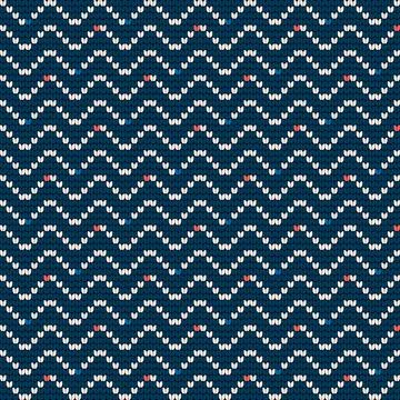 Grandma knitting pattern for Ugly Sweater Stock Illustration